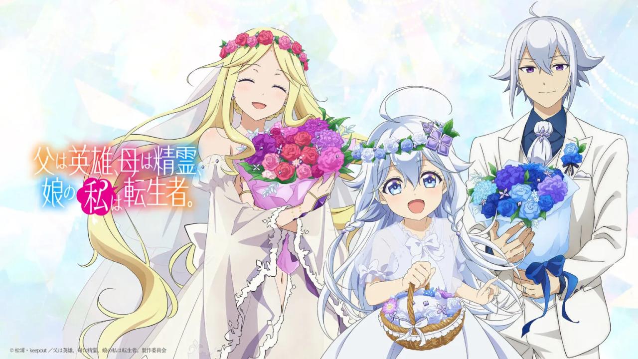 انمي Chichi wa Eiyuu, Haha wa Seirei, Musume no Watashi wa Tenseisha الحلقة 2 الثانية مترجمة